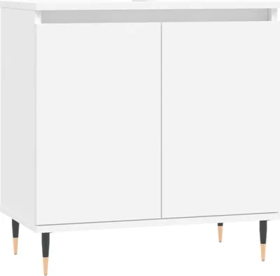 Obrázek produktu pro Koupelnová skříňka bílá 58 x 33 x 60 cm kompozitní dřevo