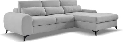 Produktbild von Ecksofa MILAN L - Rechts Eckcouch mit Schlaffunktion & Bettkasten - Grau (Sereno692)