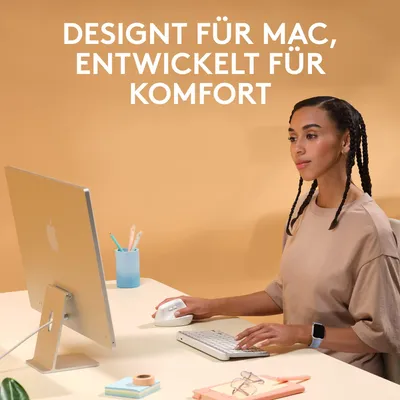 Image de LOGI Lift pour Mac Souris verticale - BLANC
