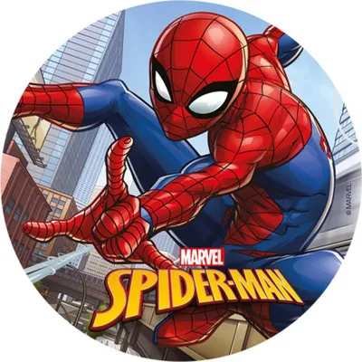 Produktbild von dekora - Spiderman Essbare Oblate - Dekoration Für Kindertorten - Rund 20 cm
