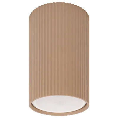 Obrázek produktu pro Stropní svítidlo MasterLED, LED GU10, nástěnný reflektor Lucerno, kulatý, béžový, hliník, IP20