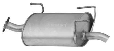 Produktbild von ASMET 14.033 Endschalldämpfer für NISSAN ALMERA II Hatchback (N16) Auspuff