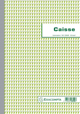 Produktbild von Exacompta 5x Kassenbuch A4 Einnahme-Ausgabe 50x2Bl - 23550E