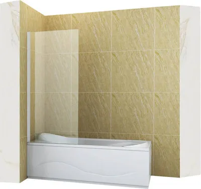 Produktbild von Aston Badewannenabdeckung 1-Flügelig 90X150 Fix Weiss
