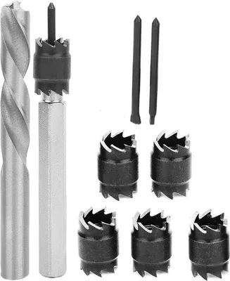 Produktbild von Metallpuntlasboor - einfach zu wechseln - doppelseitiges Messer - professionell für Metallplatten gepuntlast