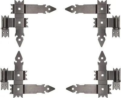 Produktbild von KOTARBAU® 4tlg.Winkelbänder 250 x 250 mm Geschmiedet Antik für Fensterladen Tore Garagen