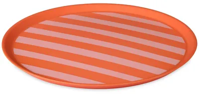 Zdjęcie produktu dla koziol Nora, Talerz obiadowy, Okrągły, Pomarańczowy, 25,5 cm, 10 mm, 1 szt.