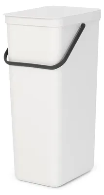 Produktbild von Brabantia SORT & GO RECYCLE BIN, 40 l, Rechteckig, Weiß, 267 mm, 341 mm, 620 mm