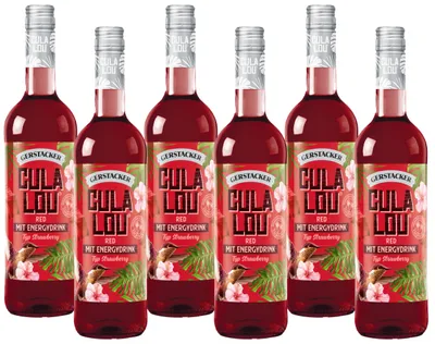 Produktbild von Gerstacker Cula Lou Red-Energy Strawberry (6x0,75l)