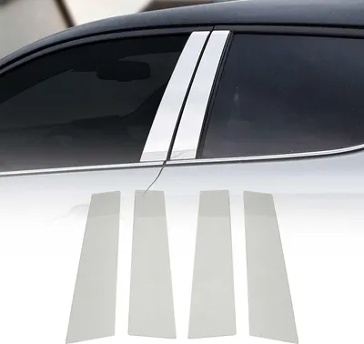 Immagine prodotto di Rivestimento del montante B della porta per Hyundai Elantra 2019-2020 in acciaio inox argento 4x