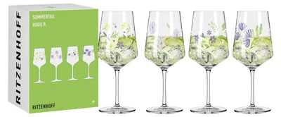 Produktbild von Ritzenhoff 6041007 Aperitifglas 4er-Set F25 SOMMERTAU Hugo 2025