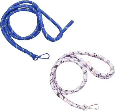 Image de Câble universel sans fil pour téléphone portable - 2 pièces - rose et bleu