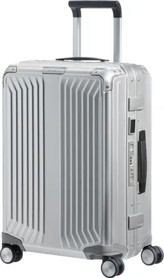 Produktbild von Samsonite Lite-Box Alu Spinner 55 cm mit TSA-Zahlenschloss aluminium