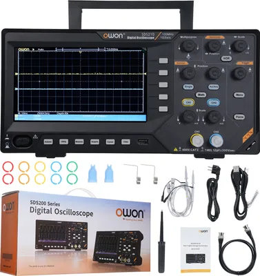Produktbild von Oscyloskop cyfrowy OWON SDS210, szerokość pasma 100 MHz, 1 GS/s, 14 bitów