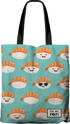 Obrázok produktu pre Torba Tote "Oh My Pop!" Nigiri - Wysokiej Jakości, 100% Poliester, 44x32 cm