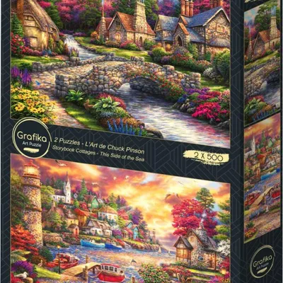Produktbild von Grafik-Kunstsammlung: Puzzle-Kunst 2x500 dlks