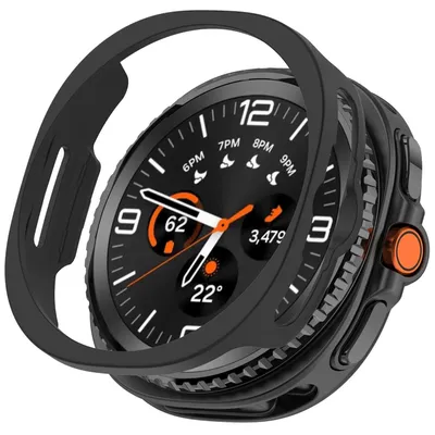 Produktbild von Für Samsung Galaxy Watch 8 Classic 46mm Design Kunststoff PC Smart Watch Schutz Gehäuse Hülle Schwarz