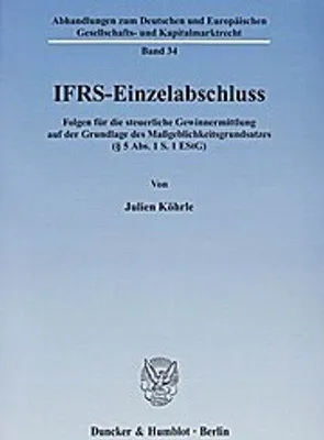 Produktbild von Köhrle, J: IFRS-Einzelabschluss
