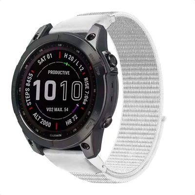 Image de imoshion QuickFit® Nylon strap - Garmin 20 mm connector - Size L/XL - White