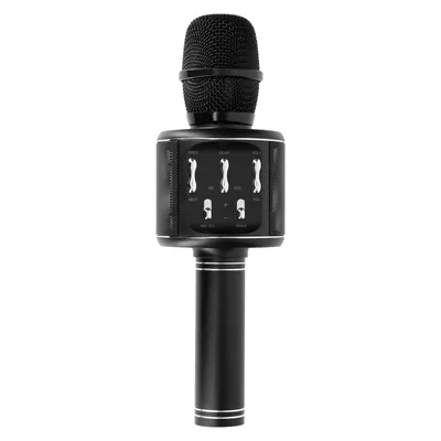 Immagine prodotto di LinQ, Microfono Karaoke Bluetooth 5W Pulsanti multifunzione, nero