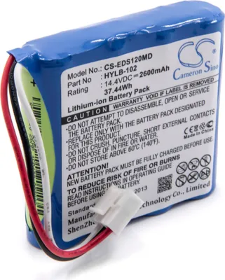 Produktbild von vhbw Akku Ersatz für Edan HYLB-102, TWSLB-005 für Medizintechnik (2600 mAh, 14,4 V, Li-Ion)