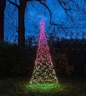 Productafbeelding van Boom op paal vlaggenmast verlichting 480l d100h320 cm rgb Anna's Collection