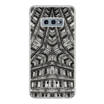 Produktbild von MuchoWow® Handyhülle Schutzhülle Hülle für Samsung Galaxy S10e Kunst - Schwarz - Weiß - Psychedelisch Silikon Softcase Handy Hülle - Handy