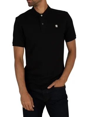 Produktbild von G-Star Herren Dunda Slim Poloshirt, Schwarz XXL