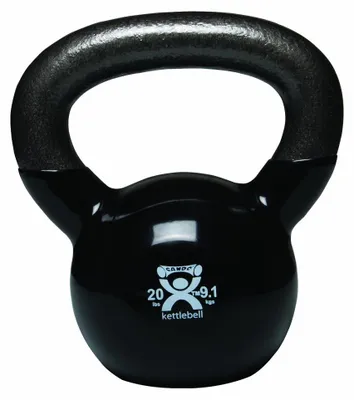 Produktbild von Cando® Kettlebell, Kugelhantel, 9,1 kg, schwarz