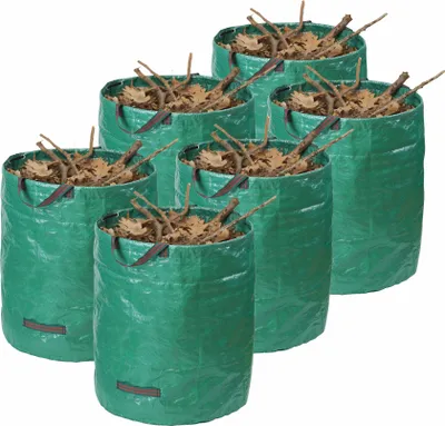 Produktbild von Meister Gartenabfallsack 272 l 6er Set Selbststehend Gartensack für Grünabfälle