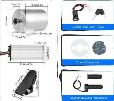 Produktbild von Bürstenloser Motor, hohe Effizienz, einfache Installation, Silber
