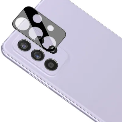 Produktbild von 6x Kamera 9H Panzerhartglas für Samsung Galaxy A52 3D KLAR Schwarzer ECHTES TEMPERED Panzerglas Kameraglas Kamerhartglas Kameraschutzglas Schutzglas Schutzfolie Panzerfolie