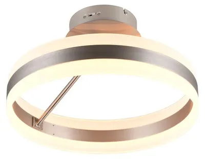 Obrázok produktu pre Trio Dios stropné svetlo LED kov/plast nikel matný/biely stmievač