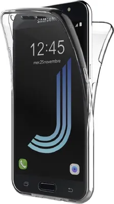 Obrázek produktu pro Full Cover pro Samsung Galaxy J5 2016 – silikonové pouzdro 5,2" z TPU, průhledné, s 360° ochranou