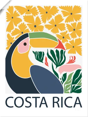 Produktbild von ARTland Poster Costa Rica Größe: 90x120 cm
