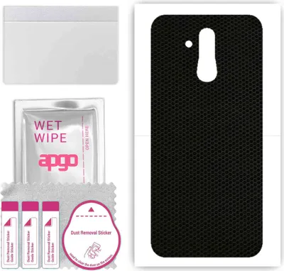 Produktbild von apgo Rückseite Schutzfolie, Skin, kompatibel mit Huawei Mate 20 lite, Hinten Displayschutzfolie aus Vinylfolie, kratzfest, einfache Montage - Matrix