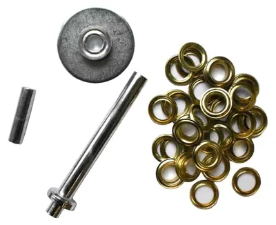 Obrázek produktu pro 11mm sada oček 15 ks s děrovacím nástrojem