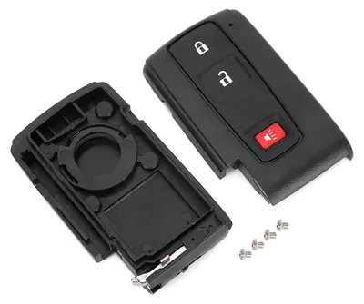 Immagine prodotto di Copertura per telecomando con 3 pulsanti per auto, ricambio, compatibile con Prius 2004–2009