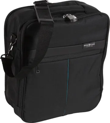 Produktbild von Flugumhänger ultraleichte Reisetasche Schwarz-Türkis Umhängetasche