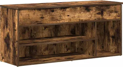 Produktbild von Schuhbank Räuchereiche 102x30,5x45 cm Holzwerkstoff