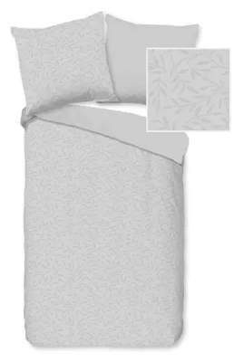 Productafbeelding van Pure Dekbedovertrek "Venlo" - Grijs - (135x200 cm) - 100% Polyester