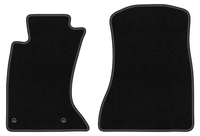 Imagen del producto de Alfombrillas delanteras de moqueta punzonada para Lexus IS II 4WD 2005-2013 (sedán) – 2 piezas, negras, a medida – Wielganizator BASIC