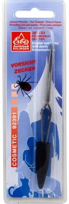 Zdjęcie produktu dla Pęseta na kleszcze Erbe Zeck-Ex, stal nierdzewna, 1 szt