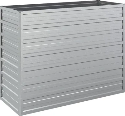 Produktbild von vidaXL Garten-Hochbeet 100x40x77 cm Verzinkter Stahl Silber