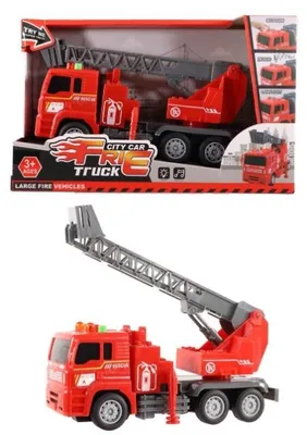 Image de Voiture de pompiers Kidsfun avec lumières et sons, 24 cm
