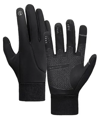 Produktbild von Winterhandschuhe Herren Damen Thermo Winddicht Touchscreen S Schwarz