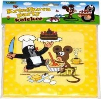 Produktbild von Party-Serviette  Maulwurf und Freunde 12 Stück, 33 cm