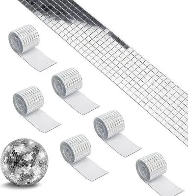 Produktbild von 9600 Stück selbstklebende quadratische Mosaiksteine - Mosaiksteine für Selbstbaudekoration - Handwerksteine