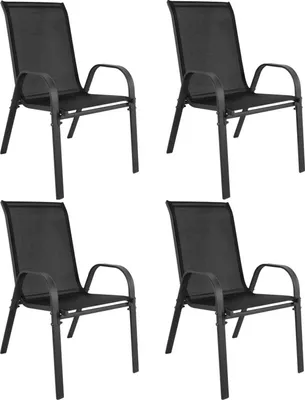 Produktbild von SOFIA Stuhl - schwarz x 4