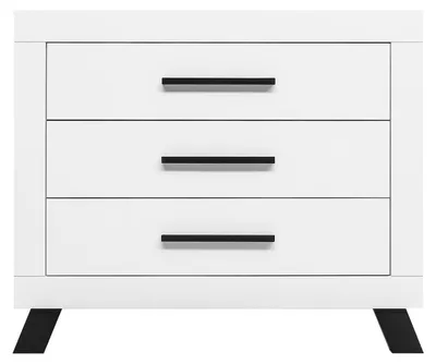 Produktbild von Bopita 11713140, Weiß, 3 Schublade(n), Mitteldichte Faserplatte (MDF), Partikelbord, 1090 mm, 530 mm, 920 mm